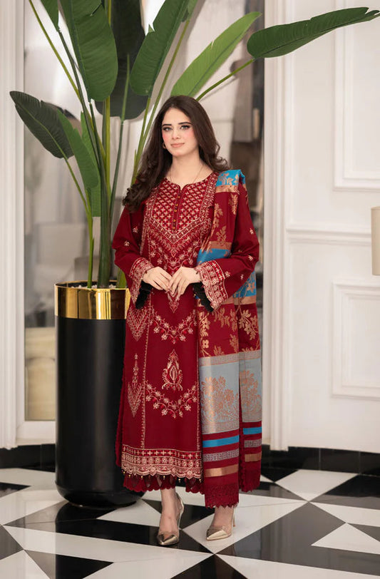 HAYA EMBROIDERY 3PC