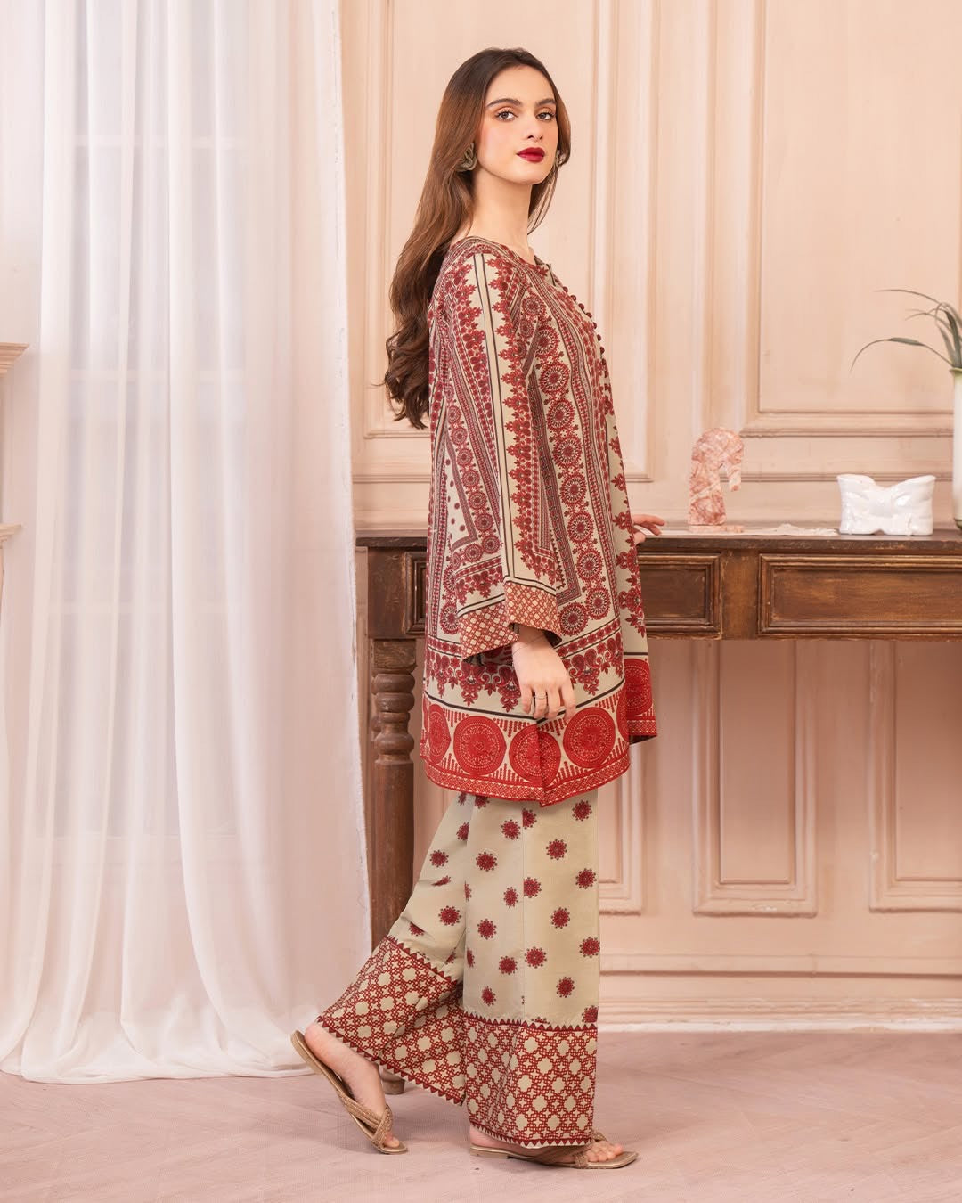 Blossom (Stitched 2 Pcs)