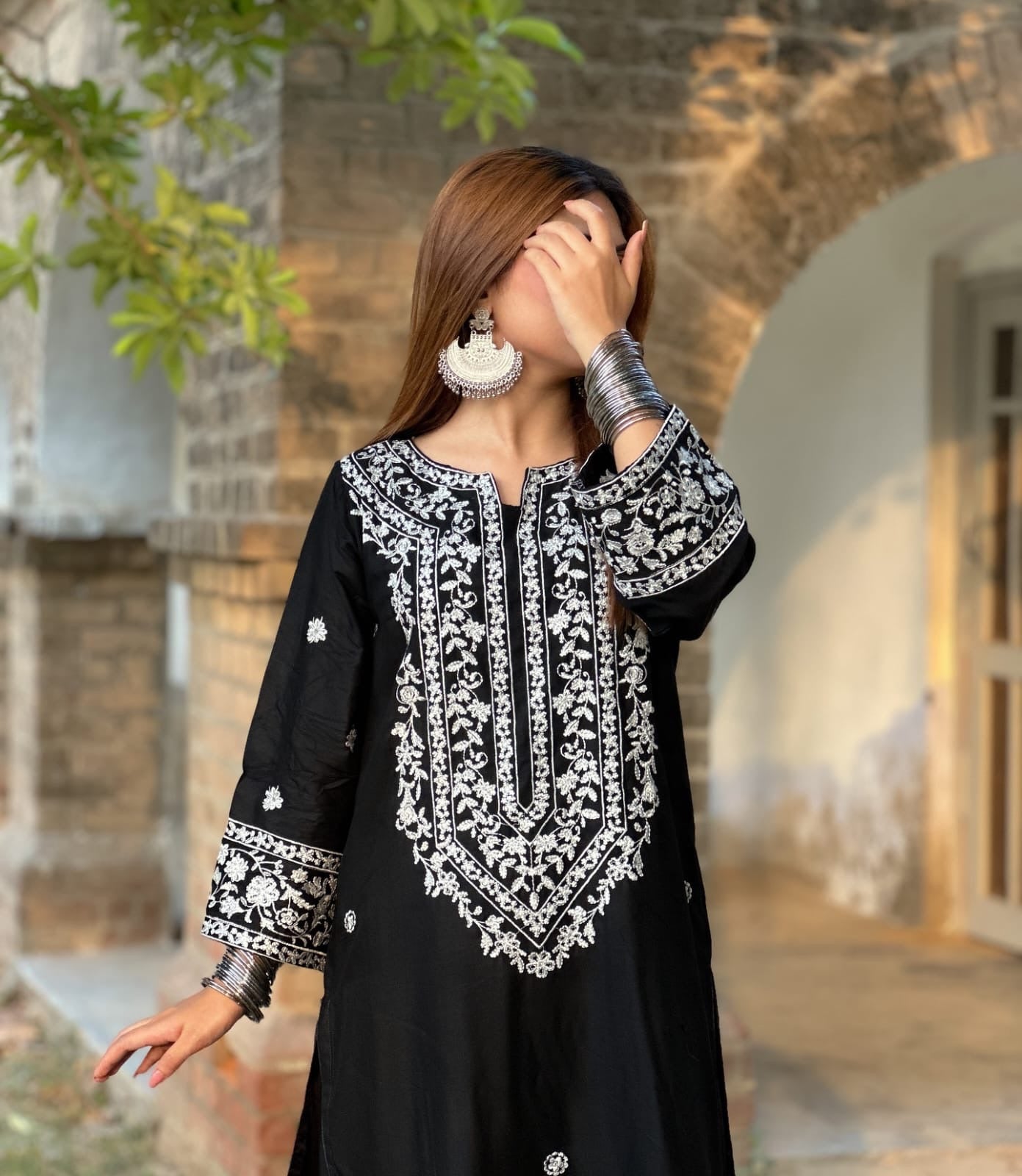 Noir Black (Stitched 2 Pcs)