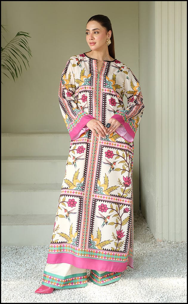 Kayseria White (Stitched 2 Pcs)