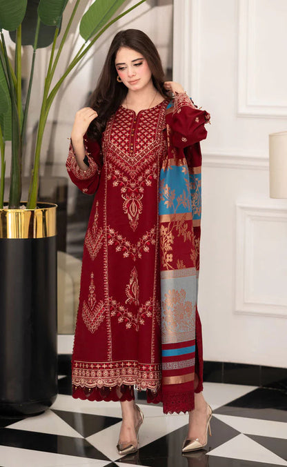 HAYA EMBROIDERY 3PC