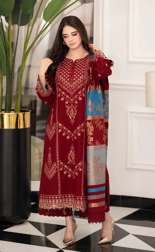 HAYA EMBROIDERY 3PC