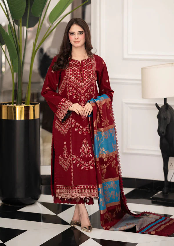HAYA EMBROIDERY 3PC