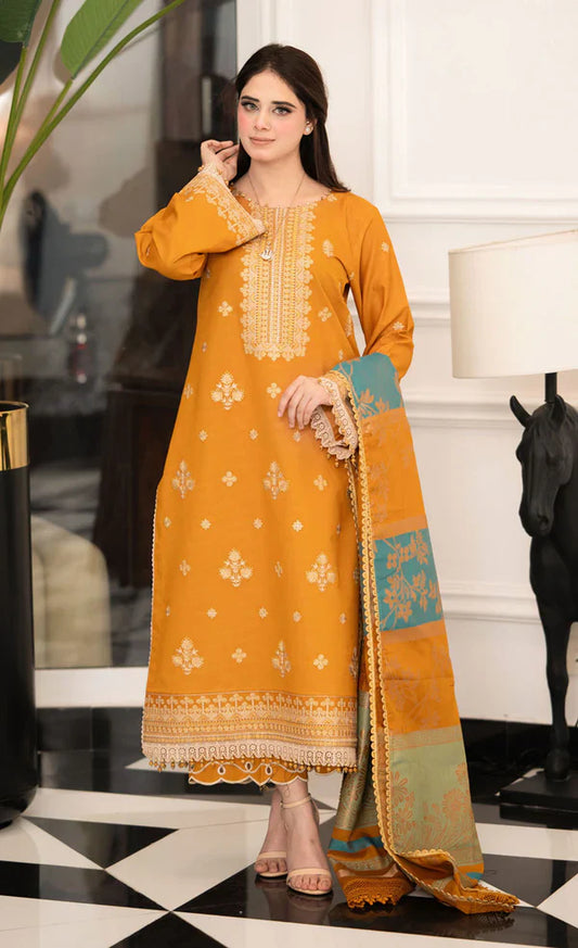 Golden 3Pcs Embroidery