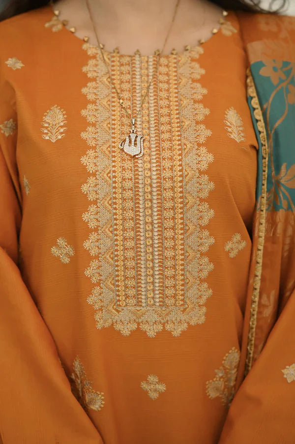 Golden 3Pcs Embroidery