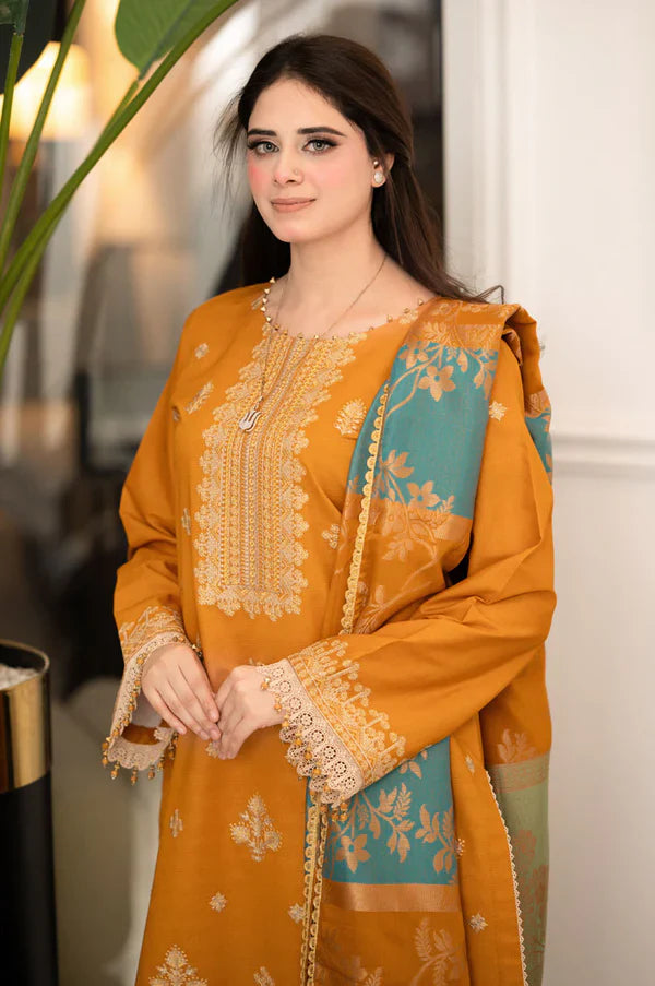 Golden 3Pcs Embroidery