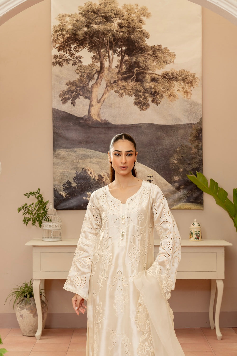 Layla Embroidered 3Pc