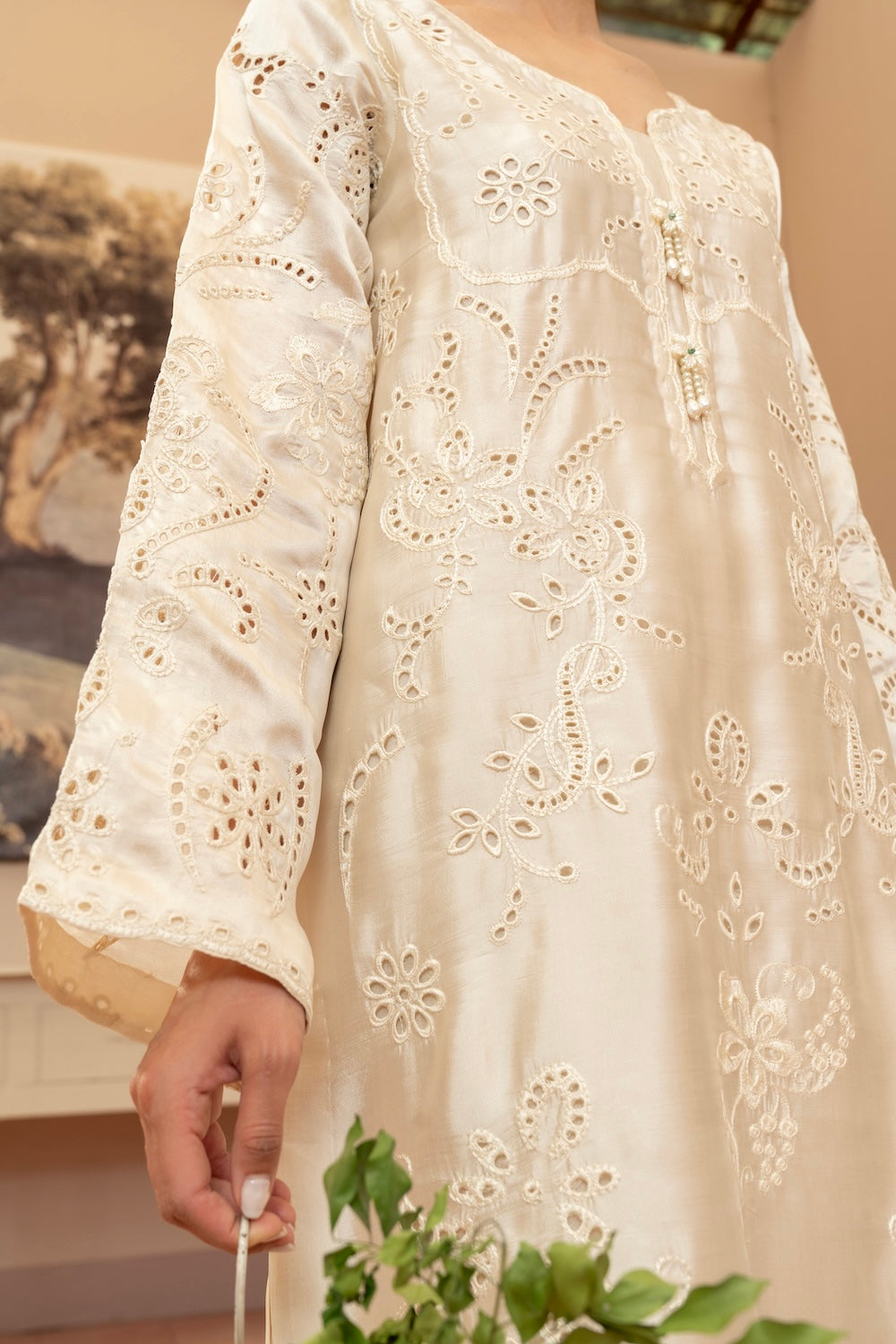 Layla Embroidered 3Pc