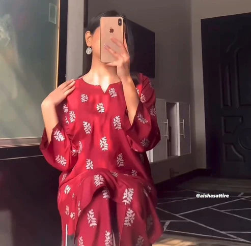 saleha printed 2pcs suit