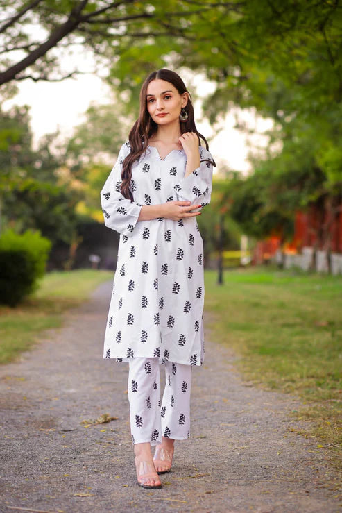 saleha printed 2pcs suit