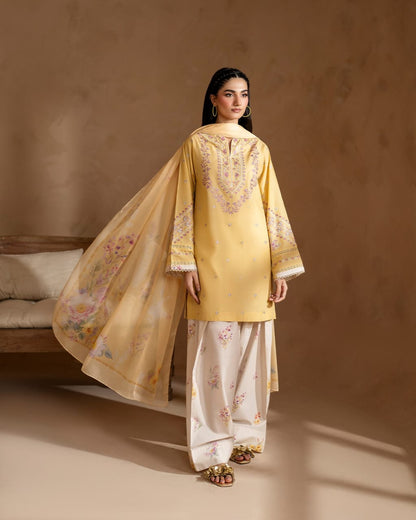 Hajra 3Pcs Embroidery