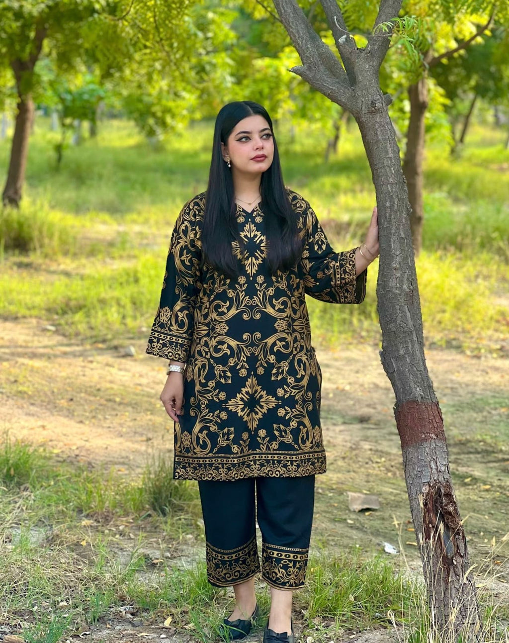 Rainbow Printed Stitched 2 Piece Suit Co-Ords