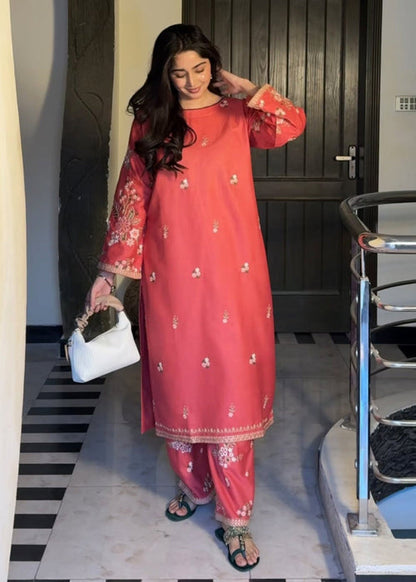 Fabeha Embroidery 2Pcs