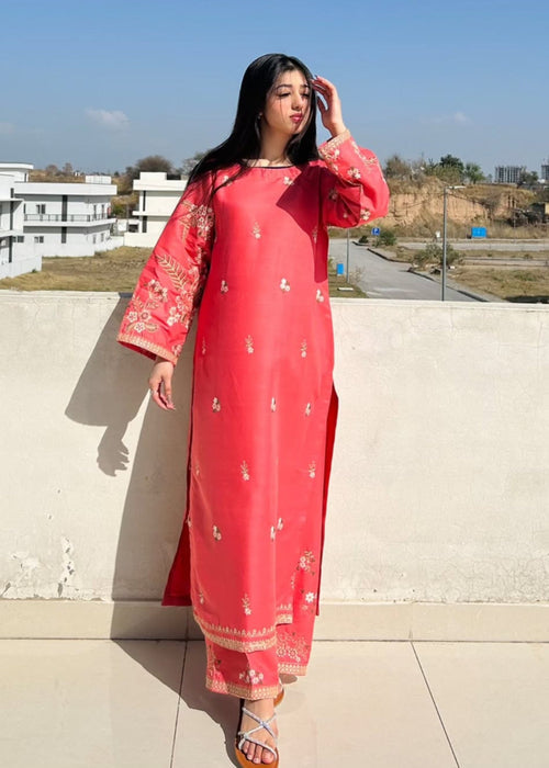 Fabeha Embroidery 2Pcs